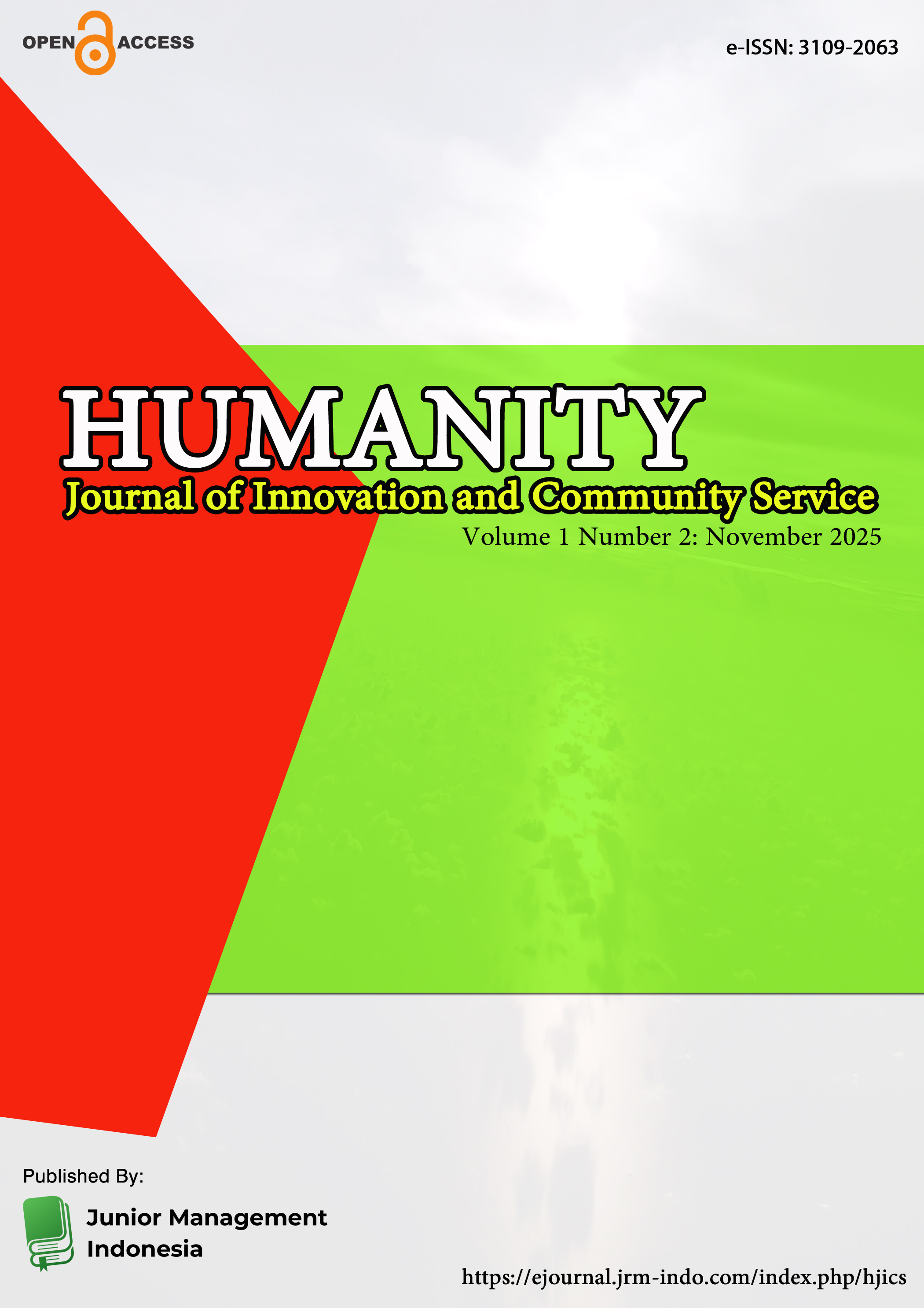 					View Vol. 1 No. 2 (2025): Humanity Journal of Innovation and Community Service
				